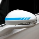 5PCS Stripes Graphics Car Stickers Side Body Hood Rearview Mirror Decal Decor