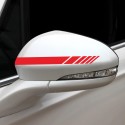 5pcs Car Side Body Stickers Stripe Vinyl Hood Decals Rear View Mirror Vinyl Decoration