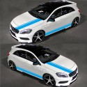 5pcs Universal Car Body Stripe DIY Sticker Decal Trim Side Hood Rear View Mirror Vinyl