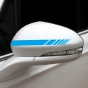 5pcs Universal Car Body Stripe DIY Sticker Decal Trim Side Hood Rear View Mirror Vinyl