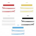 5pcs Universal Car Side Body Graphics Long Stripe Vinyl Decals Decor Sticker DIY