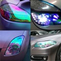 80 x 30cm Car Headlight Tint Film Vinyl Taillight Wrap Transparent Color Changing Film