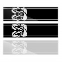 97x 25CM Car Stripe Racing Stickers PVC Decals for Dodge 1500 2500 3500 5.7L DS011