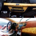 9X60inch Birds Eye Wood Grain Textured Vinyl Wrap Sticker Decal Sheet Film For Car Home Decoration