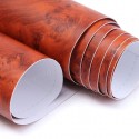 9X60inch Birds Eye Wood Grain Textured Vinyl Wrap Sticker Decal Sheet Film For Car Home Decoration