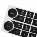 A/C Button Stickers Kit Dash Repair Decal For Mercedes W204 C250 C300 C350 10-14