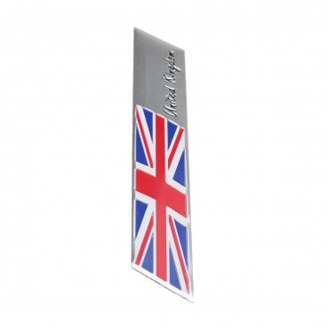 Aluminum Car Decal Stickers United Kingdom UK England National Flag Emblem Badge