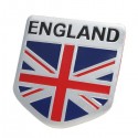 Aluminum England UK Flag Shield Emblem Badge Car Sticker Decal Decor Universal For Truck Auto