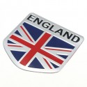 Aluminum England UK Flag Shield Emblem Badge Car Sticker Decal Decor Universal For Truck Auto