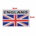 Aluminum England UK Flag Shield Emblem Badge Car Sticker Decal Universal For Truck Auto