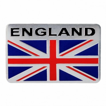 Aluminum England UK Flag Shield Emblem Badge Car Sticker Decal Universal For Truck Auto