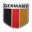 Aluminum Germany Flag Shield Car Emblem Badge Decals Sticker Truck Auto