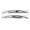 Car Door Side Window Sticker Decal Trim For Honda Civic Sedan 4 Door 2016 - 2018