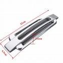 Car Side Air Flow Vent Fender Hole Cover Intake Grille Duct Decoration Stickers 22x6.5cm