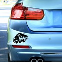 Car Sticker Wild Boar Decals Vehicle Truck Bumper Window Wall Mirror Decoration