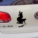 Car Truck Body Sticker Decal Elk Hunter Car Sticker