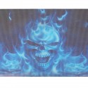 Car Window Sticker Wall Decal Waterproof PVC Blue Flaming Truck Decor