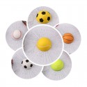 Creative Waterproof PVC 3D Car Window Stickers Tennis Ball Hits Car Body Decal