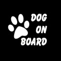 Dog On Board Car Stickers Auto Truck Vehicle Motorcycle Decal