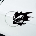 Fish Fear Me Car Sticker Fish Waterproof Reflective Decal 14cm*9cm