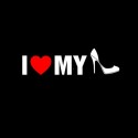 I Love My Shoes Reflective Warning Label Car Stickers Auto Truck Vehicle Motorcycle Decal