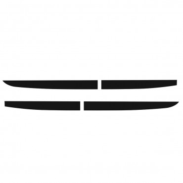 Matte Black Body Door Side Lower Stripe Decal Sticker For Honda Accord 2018 2019