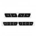 Matte Black Button Repair Decals Car Stickers For Mercedes-Benz GLK350 C Class CLS C218 SLK W172 W204 W212 W218 W207