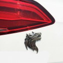 Metal Wolf Sticker Wolf Head Totem Car Decoration Sticker