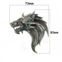 Metal Wolf Sticker Wolf Head Totem Car Decoration Sticker