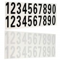 Number Reflective Sticker Car Vinyl Decal Street Address Mail Box Number Stickers White Black