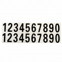 Number Reflective Sticker Car Vinyl Decal Street Address Mail Box Number Stickers White Black