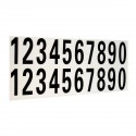 Number Reflective Sticker Car Vinyl Decal Street Address Mail Box Number Stickers White Black