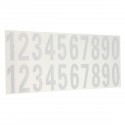 Number Reflective Sticker Car Vinyl Decal Street Address Mail Box Number Stickers White Black