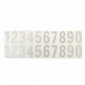 Number Reflective Sticker Car Vinyl Decal Street Address Mail Box Number Stickers White Black