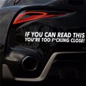 Reflective Warning Label Car Stickers Auto Truck Vehicle Motorcycle Decal
