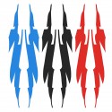 Sports Racing Stripe Graphic Sticker Red Auto Car Body Side Door Vinyl