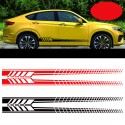 Sports Racing Stripe Graphic Stickers Truck Auto Car Body Side Door Vinyl Decals