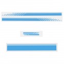 Universal Car Racing Body Side Stripe Skirt Roof Hood Decal Sticker For All Cars