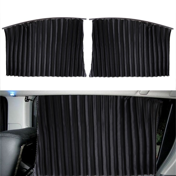 2/4PCS Car Front&Rear Window UV Protection Sun Shade Curtain Visor Mesh Cover Shield