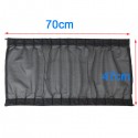 2X 70*47CM Mesh Fabric Adjustable Car Window Sunshade Side Window Curtains with Tracks