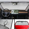 Car Front Window Windshield Sunshade Heat Shield Sun Visor Mat For Tesla Model 3