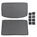 Front Rear Roof Sunshade Car Sun Visor Shield sun roof for Tesla model S