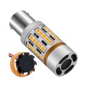 1156 3156 7440 45SMD LED Car Turn Signal Light CANBUS Error Free with Cooling Fan 12V 22.4W 2000LM Yellow Color