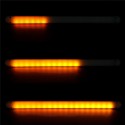 12V 36 LED Flowing Turn Signal Light Red & Yellow Daytime Running Light Brake Tail Light Waterproof