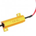 2 x 50W 8ohm LED Load Resistors Fix Bulb Fast Hyper Flash Tail Signal Blink