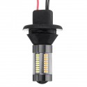2PCS 1156 Bau15s/Ba15s LED Turn Signal Lights Dual-Color Switchback DRL Bulb with CANBUS Decoder