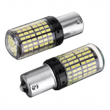 2PCS 144LED 12V Car Light Bulbs Turn Signal Brake Lamp High Brightness Canbus Reverse No Hyperflashing