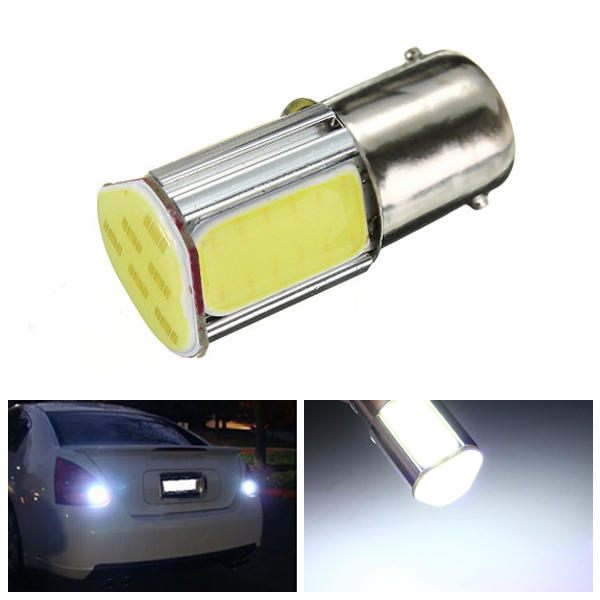 BA15S 1156 P21W 382 DC12V 5W 500LM White 4COB LED Car Turn Lights Rear Reversing Bulb