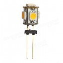 Car G4 5 LED SMD 5050 Warm White light Bulb Lamp DC 12V