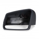 Car Side Mirror Replacement Cover Cap Black with LED Turn Signal Light for Benz W212 W204 W221